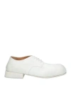 Marsèll Woman Lace-up Shoes White Size 8 Leather In White