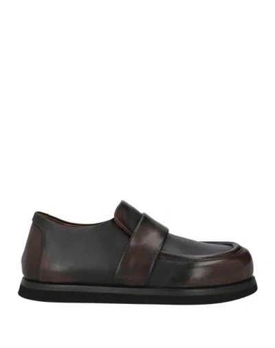 Marsèll Accom Leather Loafers In Brown