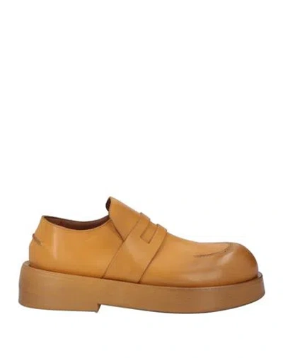 Marsèll Woman Loafers Marigold Size 8 Leather In Yellow