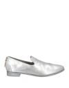 Marsèll Woman Loafers Silver Size 7.5 Leather In Silver