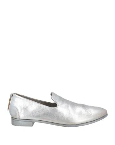 Marsèll Woman Loafers Silver Size 7.5 Leather