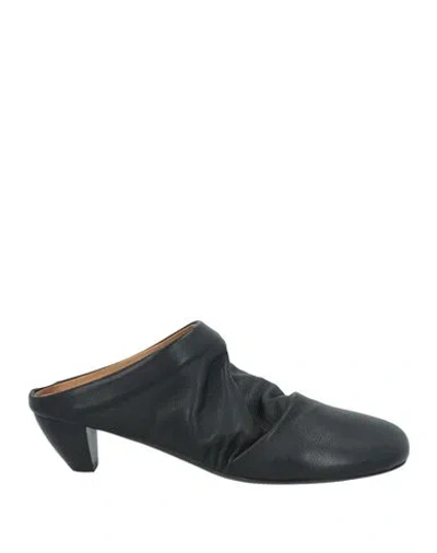 Marsèll Woman Mules & Clogs Black Size 8 Leather
