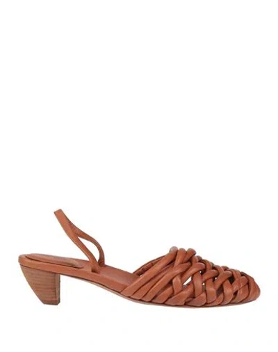 Marsèll Woman Pumps Camel Size 8 Leather In Beige