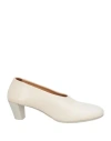 Marsèll Woman Pumps Off White Size 6.5 Calfskin