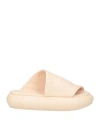 Marsèll Chunky-sole Leather Slides In Orange