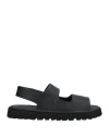 Marsèll Woman Sandals Black Size 7 Leather In Black