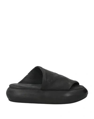 Marsèll Black Ciambellona Sandals In 666 Black