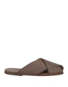 Marsèll Woman Sandals Chocolate Brown Size 5 Leather