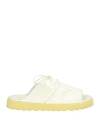 Marsèll Woman Sandals Cream Size 8 Leather In White