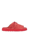 Marsèll Woman Sandals Red Size 8 Leather In Red