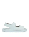 Marsèll Woman Sandals Sky Blue Size 8 Leather