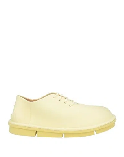 Marsèll Isoletta Leather Lace-up Shoes In Yellow