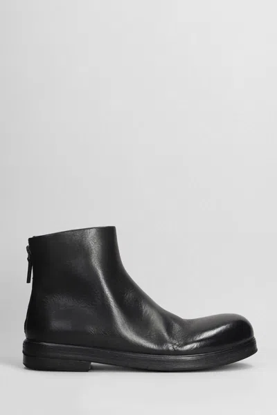 Marsèll Zucca Zeppa Zip-up Boots In Black