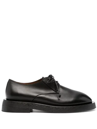 Marsèll Mentone Lace-up Leather Shoes In Black