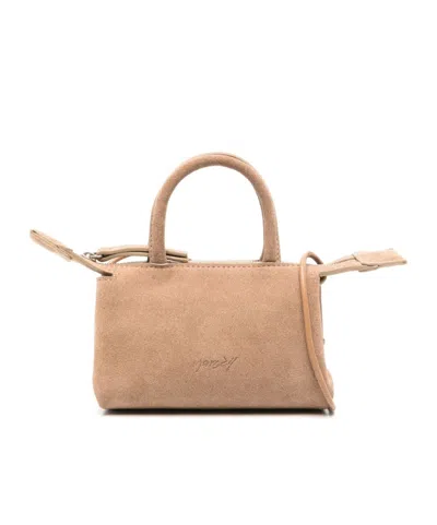 Marsèll Microdritta Suede Mini Bag In Nude