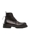 Marsèll Military-style Lace-up Boots In Black