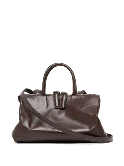 Marsèll Mini Orizzonte Tote Bag In Brown