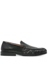 Marsèll Mocassino Leather Loafers In Black
