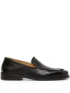Marsèll Mocasso Leather Loafers In Black