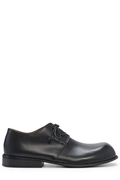 Marsèll Muso Round Toe Lace-up Shoes In Black