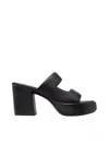 Marsèll Stylish Leather Mini Sandals For Women In Black  