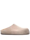 Marsèll Large Suede Round Toe Loafers In Gray