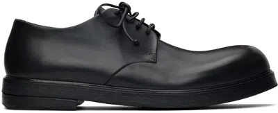 Marsèll Zucca Zeppa Leather Derby Shoes In Black
