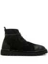 Marsèll Sancrispa Alta Pomice Lace Up Ankle Boots In Schwarz