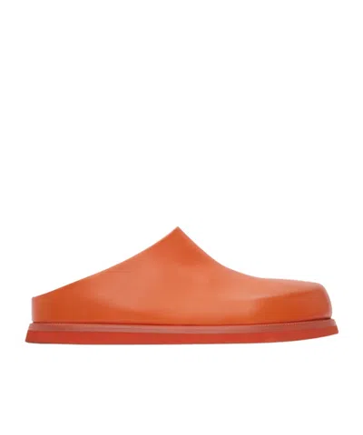 Marsèll Open-heeled Muller Shoes In Red