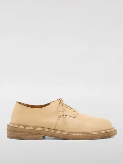 Marsèll Nasello Leather Derby Shoes In Beige