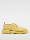 Marsèll Woman Lace-up Shoes Pastel Yellow Size 8 Calfskin In Yellow