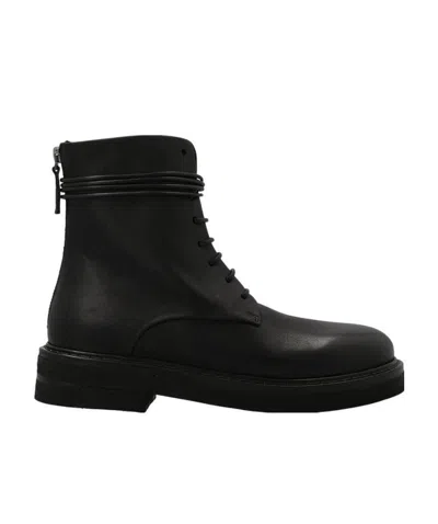 Marsèll Parrucca 40mm Lace-up Leather Boots In Black