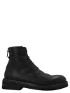Marsèll Round Toe Suede Finish Thick Sole Boots