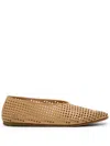 Marsèll Perforated Ballerina Shoes In Neutrals