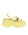 Marsèll Zeppo Sandals Yellow In Yellow