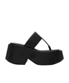 Marsèll Platform Thong Sandals In Black