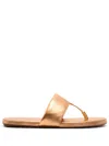 Marsèll Platinum Foil Sandals In 金色