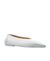 Marsèll Marsell Leather Ballet Flats In White