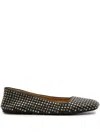 Marsèll Quadrangolo Borchie Ballet Flats In Black