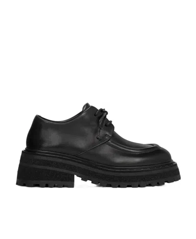 Marsèll Ridged-sole Derby Shoes In Black