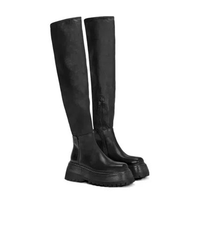 Marsèll Round-headed Boots In Black
