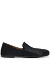 Marsèll Round-toe Calf-hair Loafres In Black