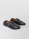 Marsèll Round Toe Leather Loafers With Buckle Detail