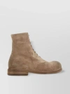 MARSÈLL ROUND TOE SUEDE ANKLE BOOTS