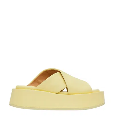 Marsèll Scalzato Flat Slippers In Yellow