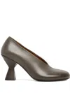 Marsèll Sculpted-heel Leather Pumps In Brown