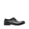 Marsèll Marsell Dark Brown Calfskin Derby With Leather Sole In Black