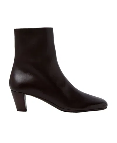 Marsèll Side Zipper Boots In Black