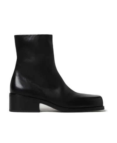 Marsèll Side Zipper Boots In Black