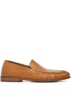 Marsèll Slip-on Leather Loafers In Brown